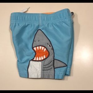 The Place swim trunks with shark. 9-12 months